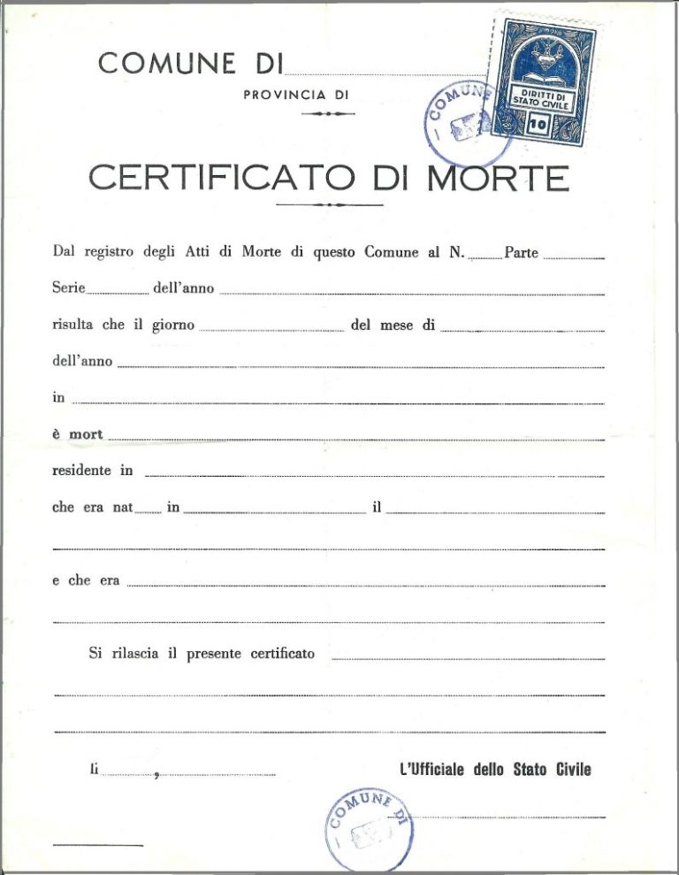 Polizza assicurativa per caso morte