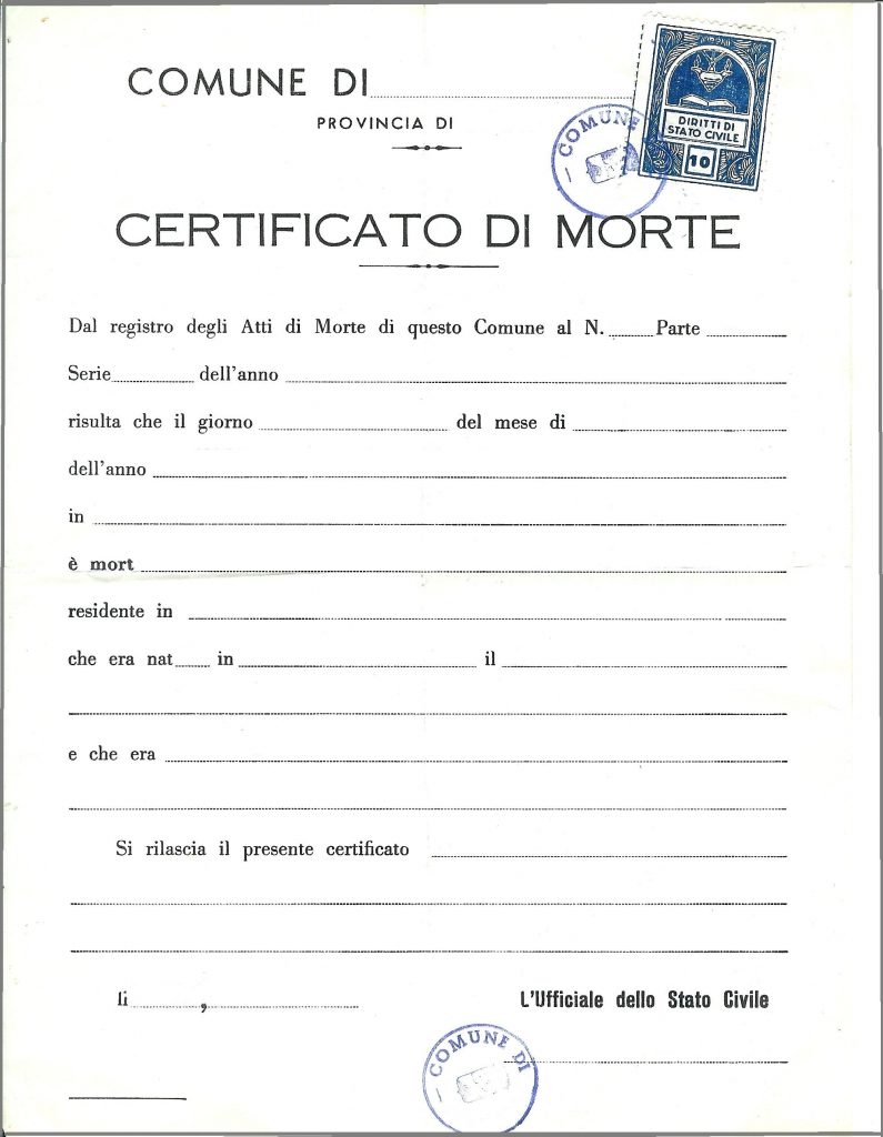 Polizza assicurativa per caso morte